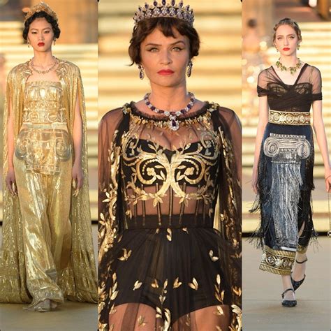 Dolce & Gabbana Alta Moda Agrigento Sicily Fall Winter 2019